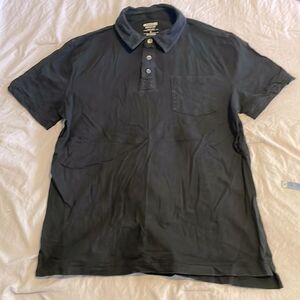 Mossimo Supply Company Men's Black Polo Shirt Classic Fit Size L